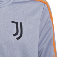 adidas Juventus Track Hoodie 2021-2022 Kids Grijs Oranje