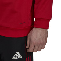 adidas Manchester United Track Hoodie 2021-2022 Rood