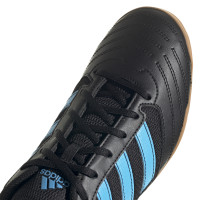 adidas Super Sala Zaalvoetbalschoenen Zwart Blauw