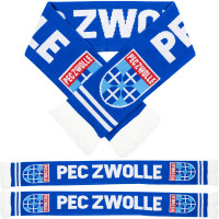 PEC Zwolle Fansjaal Tekst (gebreid) Blauw