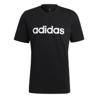 adidas Essentials T-Shirt Logo Zwart Wit