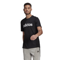 adidas Essentials T-Shirt Logo Zwart Wit