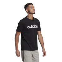 adidas Essentials T-Shirt Logo Zwart Wit
