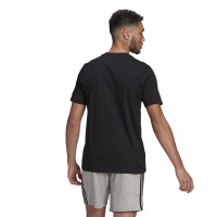 adidas Essentials T-Shirt Logo Zwart Wit