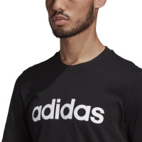 adidas Essentials T-Shirt Logo Zwart Wit