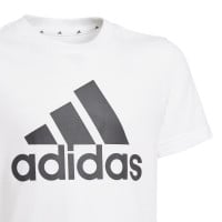 adidas Essentials T-Shirt Big Logo Kids Wit Zwart