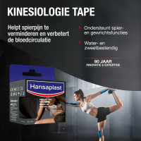 Hansaplast Kinesiologie Tape Zwart 5cm x 5m
