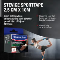 Hansaplast Stevige Sporttape 2,5cm x 10m - Wit