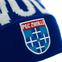 PEC Zwolle Muts Tekst Blauw