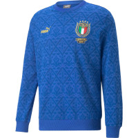 PUMA Italië Graphic Winner Crew Sweater Blauw
