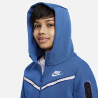Nike Tech Fleece Vest Kids Blauw Wit