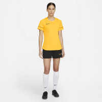 Nike Dri-Fit Academy 21 Trainingsshirt Dames Geel Zwart