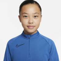 Nike Dri-Fit Academy 21 Trainingstrui Kids Blauw Zwart