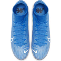 Nike Mercurial Superfly 7 ACADEMY Gras / Kunstgras Voetbalschoenen (MG) Blauw Wit Blauw