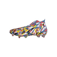 adidas Predator Edge+ Geometric Gras Voetbalschoenen (FG) Blauw Geel Rood