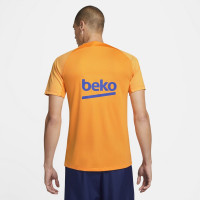 Nike FC Barcelona Strike Trainingsset 2021-2022 Oranje Donkerblauw
