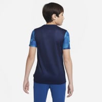 Nike F.C. Libero Trainingsshirt Kids Donkerblauw Blauw Zwart