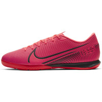 Nike Mercurial Vapor 13 Academy Zaalvoetbalschoenen (IC) Roze Zwart