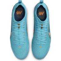 Nike Mercurial Vapor 14 Pro Zoom Turf Voetbalschoenen (TF) Blauw Oranje