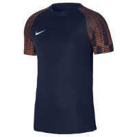 strottenhoofd Iets Magazijn Nike Dri-Fit Academy Trainingsshirt Donkerblauw Oranje