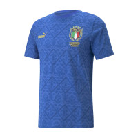 PUMA Italie Graphic Winner T-Shirt Blauw