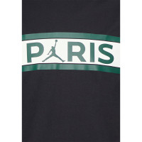 Nike Paris Saint Germain x Jordan T-shirt Zwart Groen
