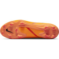 Nike Phantom GT 2 Pro DF Gras Voetbalschoenen (FG) Oranje Rood Zwart