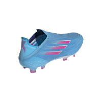 adidas X Speedflow+ Gras Voetbalschoenen (FG) Blauw Roze Wit