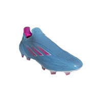 adidas X Speedflow+ Gras Voetbalschoenen (FG) Blauw Roze Wit