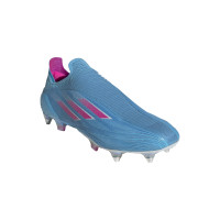 adidas X Speedflow+ IJzeren-Nop Voetbalschoenen (SG) Blauw Roze Wit