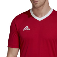 adidas Entrada 22 Voetbalshirt Rood Wit