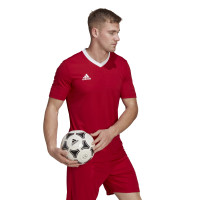 adidas Entrada 22 Voetbalshirt Rood Wit