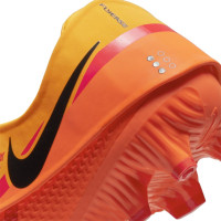 Nike Phantom GT 2 Academy FlyEase Gras / Kunstgras Voetbalschoenen (MG) Oranje Rood Zwart