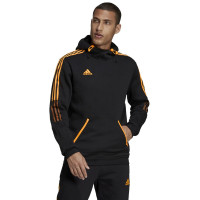 adidas Tiro Trainingspak Winterized Zwart Oranje