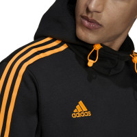 adidas Tiro Hoodie Winterized Zwart Oranje