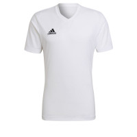 adidas Entrada 22 Voetbalshirt Wit Zwart