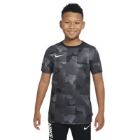 Nike F.C. Libero Trainingsshirt Kids Zwart Grijs Wit