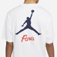 Nike Paris Saint Germain x Jordan Logo T-Shirt 2021-2022 Wit