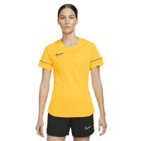 Nike Dri-Fit Academy 21 Trainingsshirt Dames Geel Zwart
