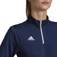 adidas Entrada 22 Training sweater 1/4-Zip Women's Dark Blue White