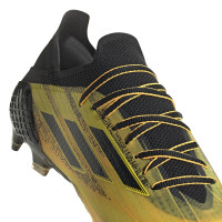 adidas X Speedflow Messi.1 Gras Voetbalschoenen (FG) Goud Zwart Geel