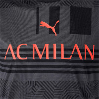 PUMA AC Milan Pre-Match Trainingsshirt 2021-2022 Zwart Rood