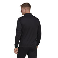 adidas Entrada 22 Trainingstrui 1/4-Zip Zwart Wit