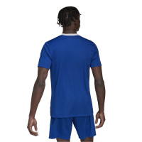 adidas Entrada 22 Football Shirt Blue White