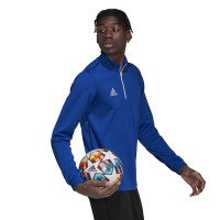 adidas Entrada 22 Trainingspak Blauw Zwart Wit