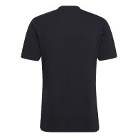 adidas Entrada 22 Graphic Football Shirt Black White
