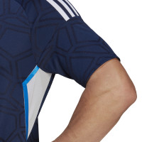 adidas Condivo 22 Match Day Voetbalshirt Donkerblauw Wit