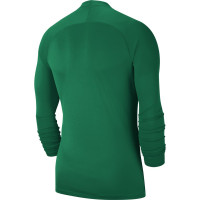 Nike Dri-FIT Park Long Sleeve Base Layer Green White