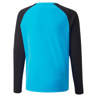 PUMA TeamPacer Long Sleeve Goalkeeper Shirt Kids Bright Blue Black White
