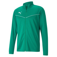 PUMA TeamRise Training Jacket Green White
